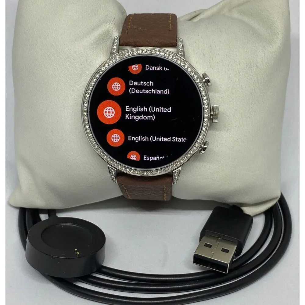 Fossil Gen 4 Authentic Digital Dial Smart Watch Custom Band FTW6013 DC428